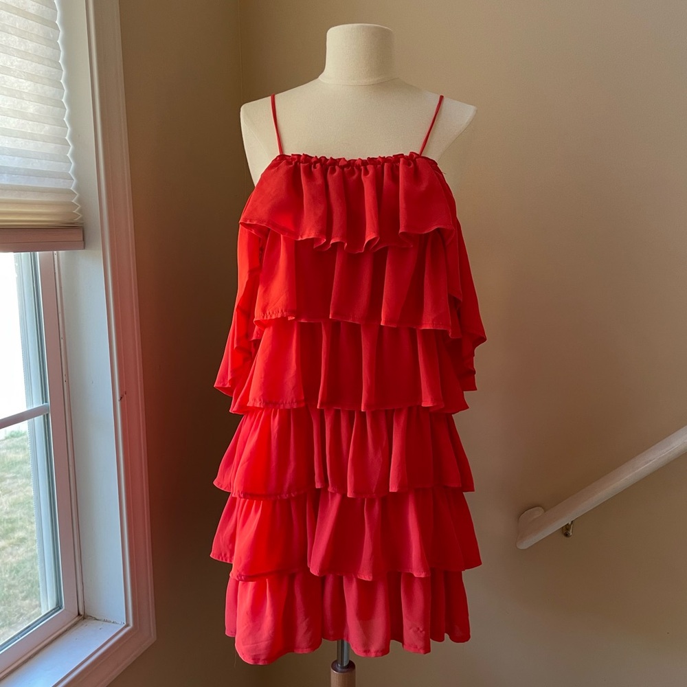 Tiered Ruffled Dress